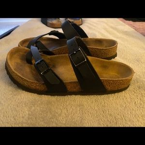 Worn Birkenstock sandals size 8.5.